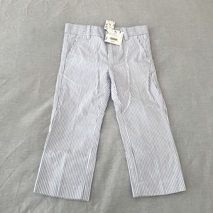 NWT: Toddler Boy Classic Seersucker Pants